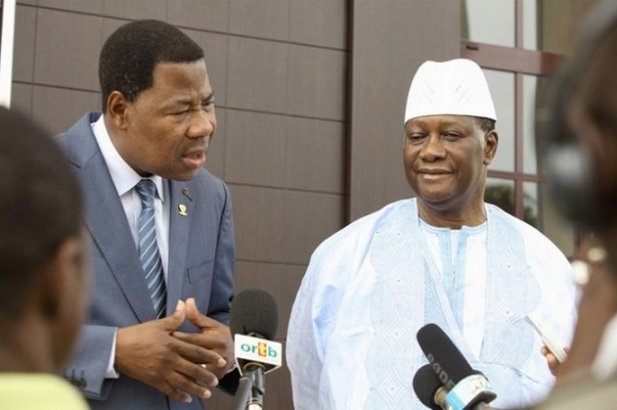 Guinée: le médiateur Yayi Boni chez Alassane Ouattara