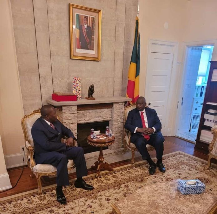 Audience du doyen du corps diplomatique africain aux Etats-Unis