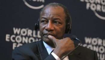 Ebola et investissements miniers au coeur de la visite du président Condé à Davos