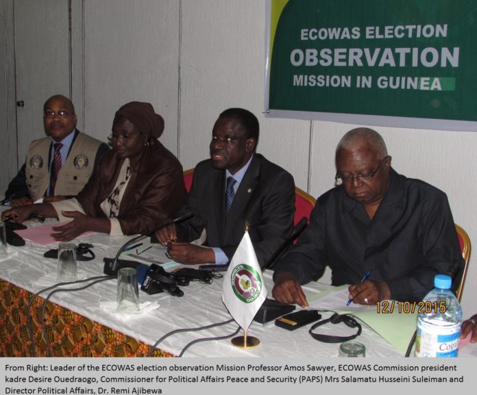 Présidentielle en Guinée: déclarations des missions d’observation de la CEDEAO et de l’Union africaine