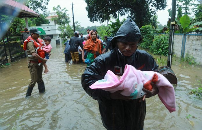 Inde: 164 morts dans les inondations dans le Kerala