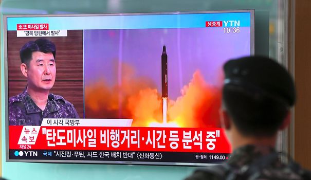 Nouveau tire de missile par la Corée du Nord