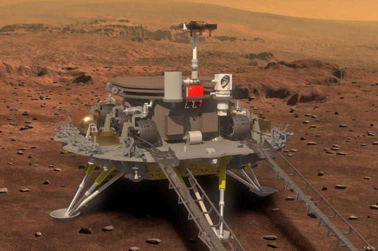 La Chine a posé Zhurong, le premier rover non-américain sur Mars