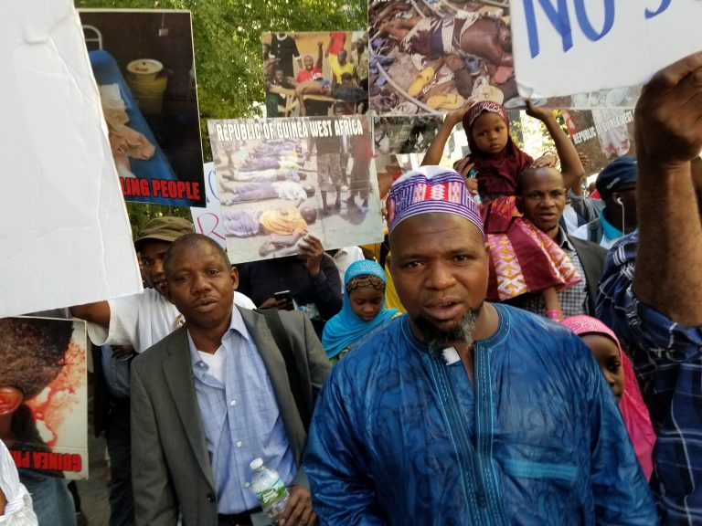 Marche à New York pour protester contre l’injustice en Guinée