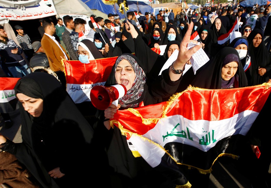 Irak: des milliers de manifestants conspuent l’Iran et les États-Unis