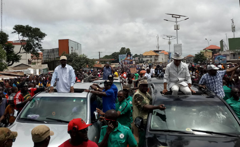 Marche de l’opposition à Conakry