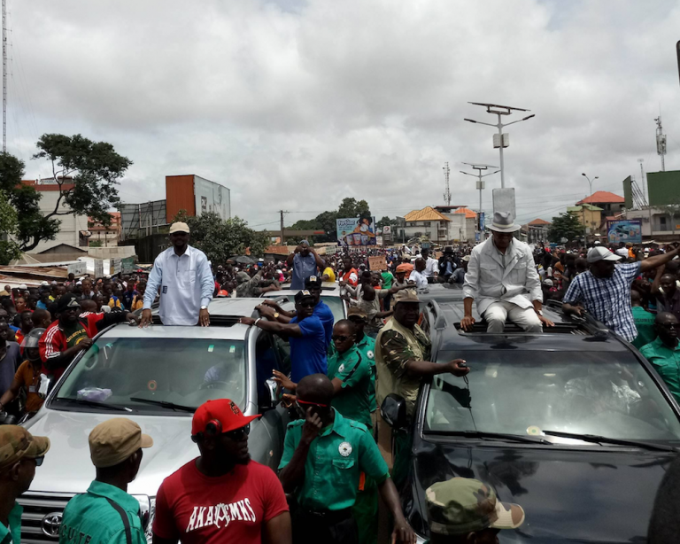 Marche de l’opposition à Conakry